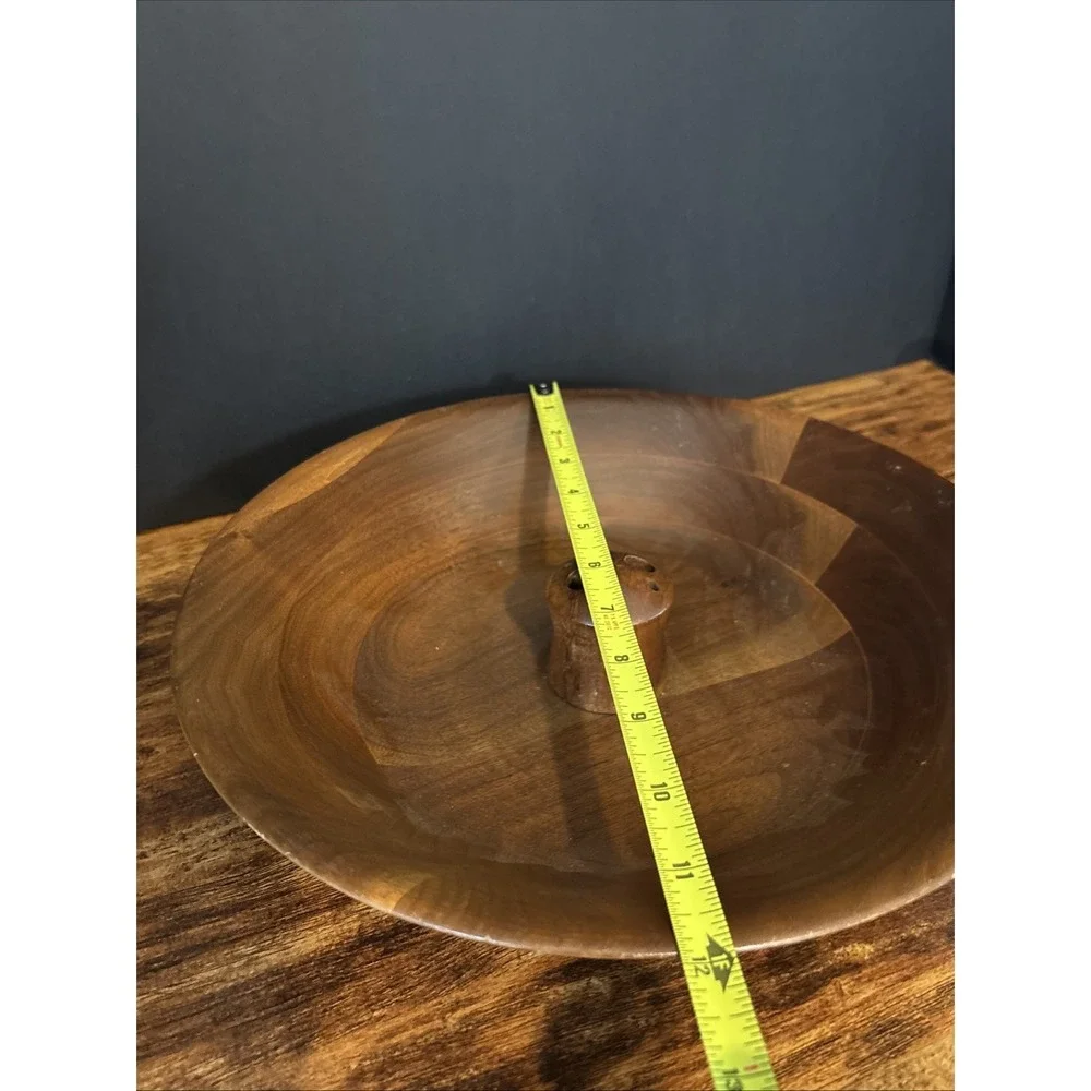 Ozark‎ Vintage Hand Lathed Walnut Nut Bowl